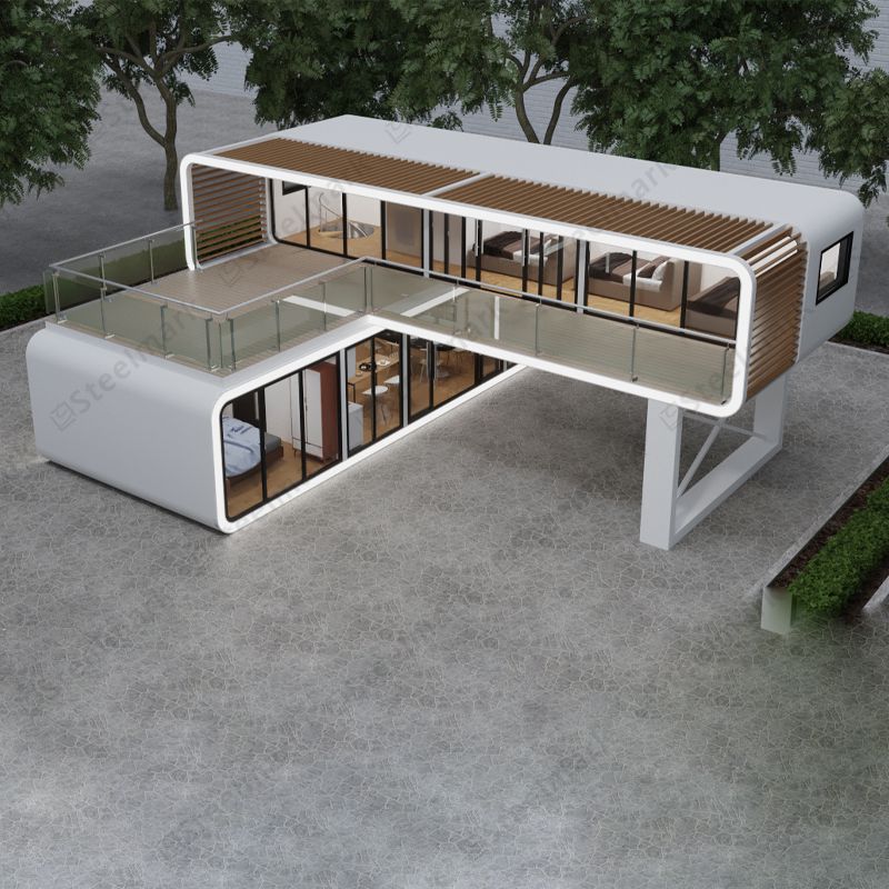 GS-DB01 maison modulaire de maison préfabriquée à double cabine de pomme