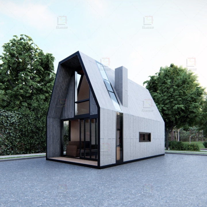 Hurricane Resistant  Bedroom Modular House Luxury Custom Villa Prefabricated Houses Mobile Home with Solar Panels Option